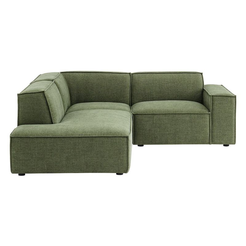 Restore 3-Piece Performance Fabric Upholstered Modular L-Shaped Sectional Sofa image number 5
