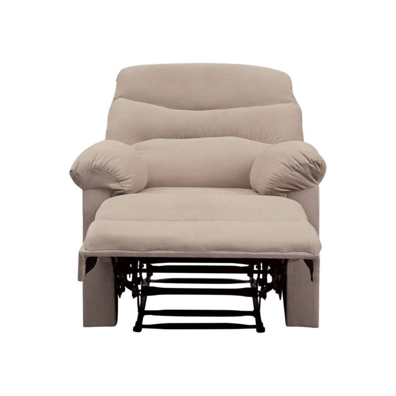 Arcadia Recliner (Motion) in Beige Woven Fabric
