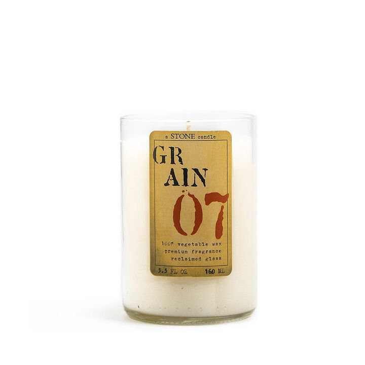 Reclaimed Bottle Candle - Grain