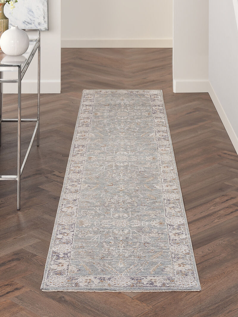 Infinite IFT01 Blue/Ivory 2'3" x 10'2" Rug