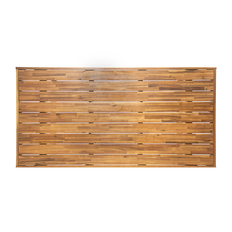 Trukdu Wood Outdoor Dining Table image number 3