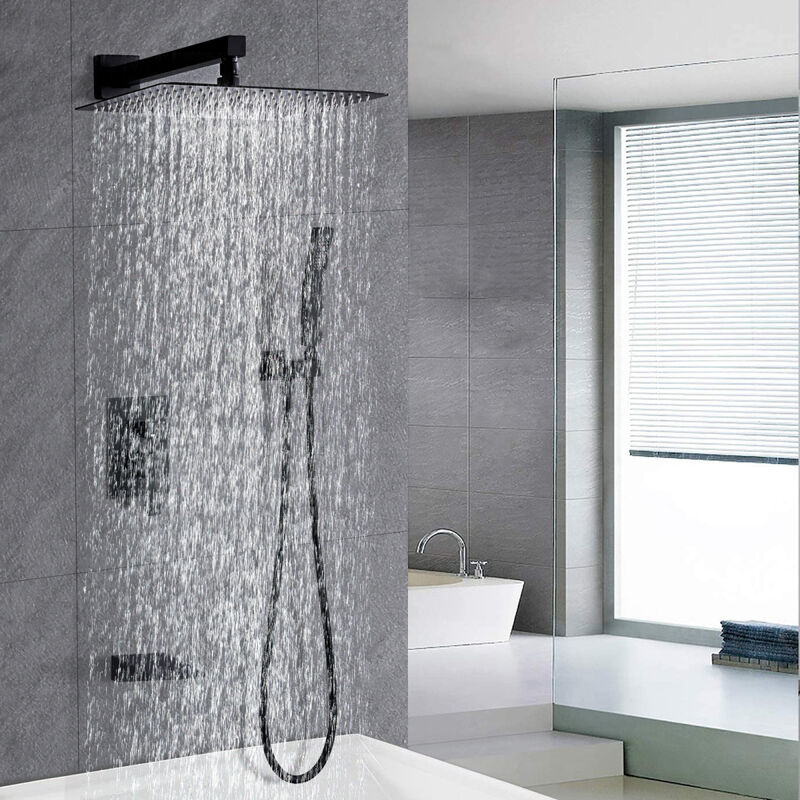 12 Inch Shower System With Handheld Shower Head