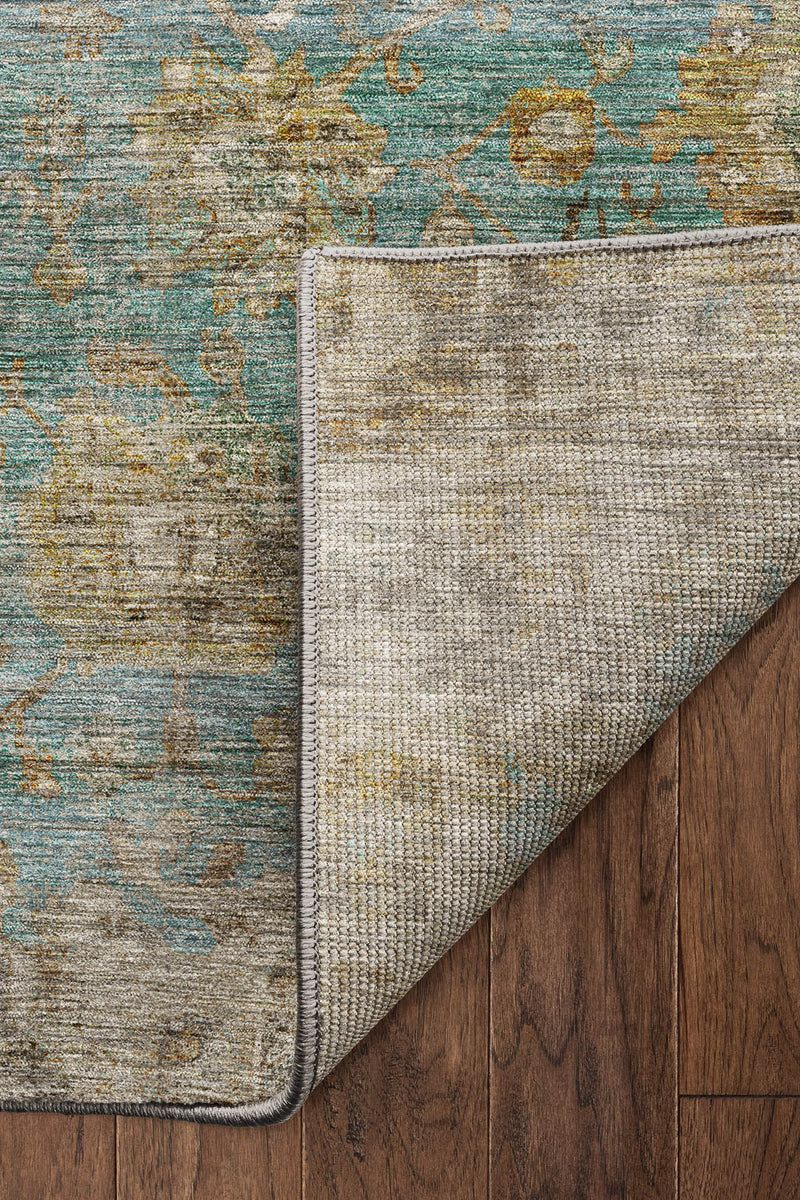 Aristo AR7 Teal 9' x 12' Rug image number 8