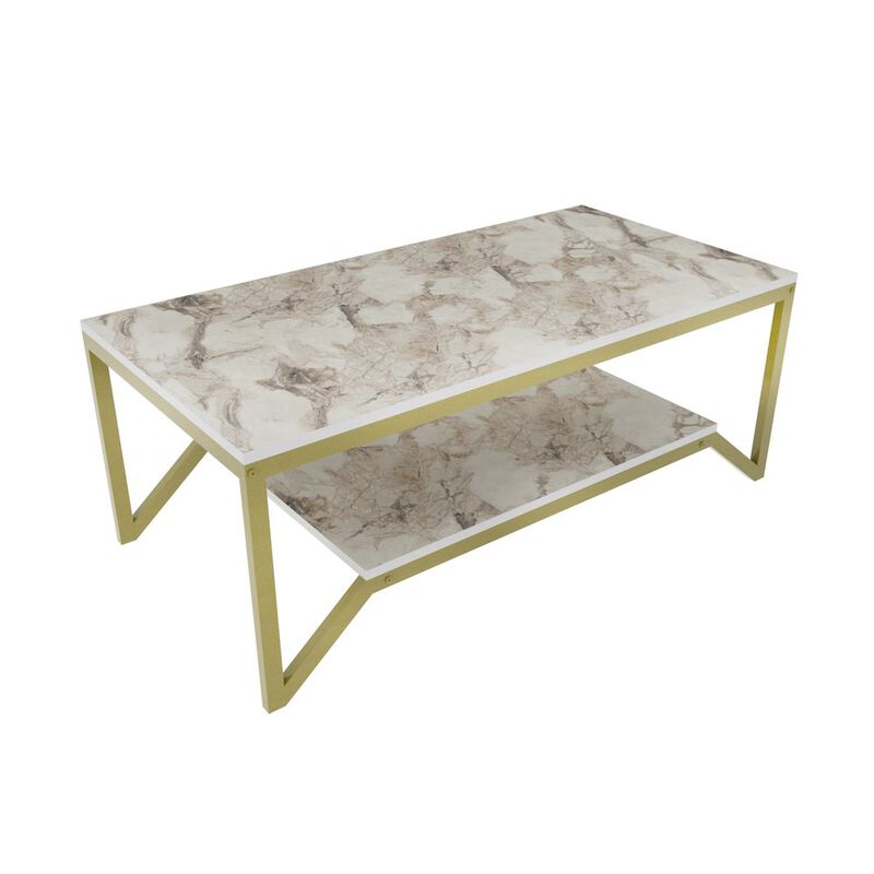 Decorotika Flora Coffee Table - Ephesus Gold