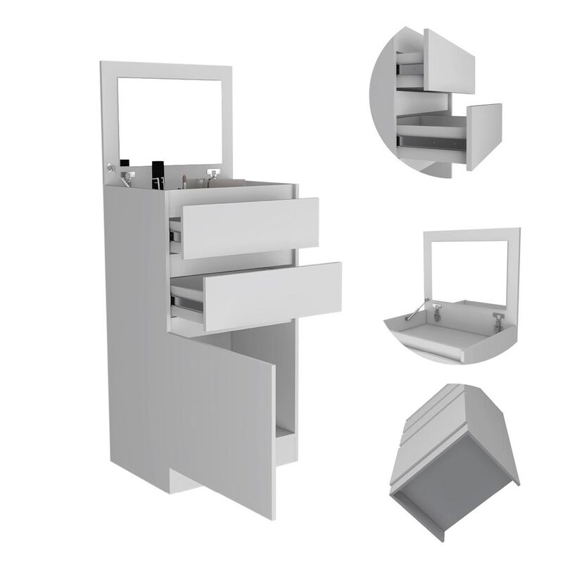 FM FURNITURE LLC Celestial Dresser With Jewlery Box