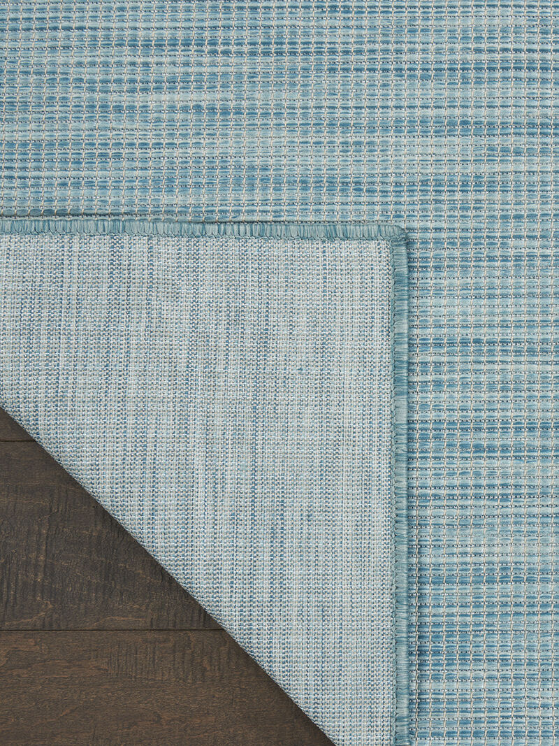 Positano POS01 Aqua 2'2" x 12' Rug image number 2