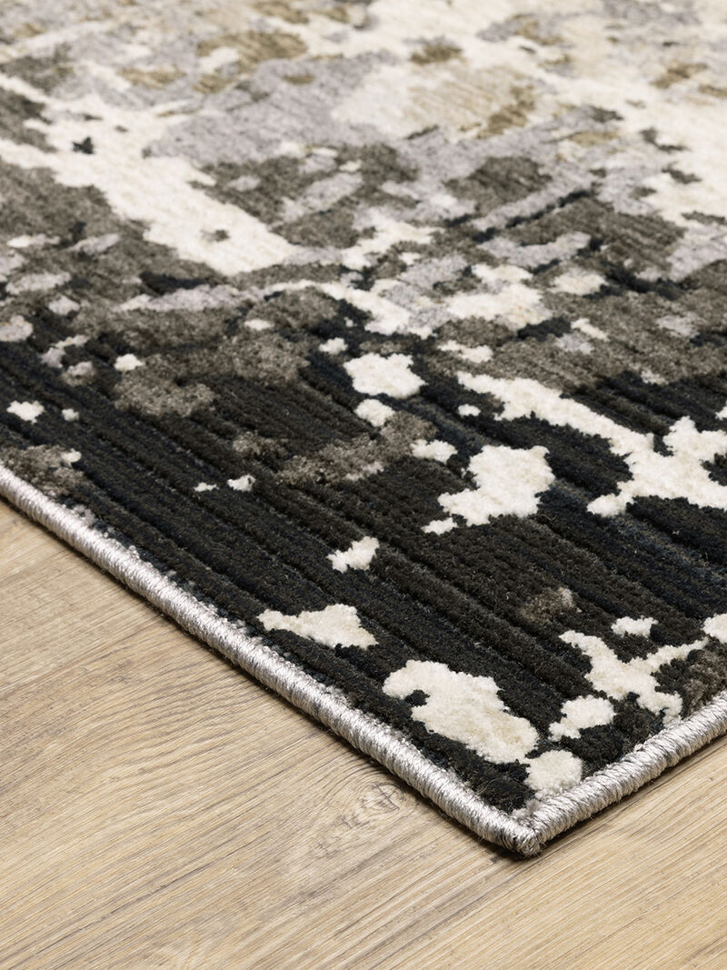 Nebulous 5'3" x 7'6" Grey Rug image number 4