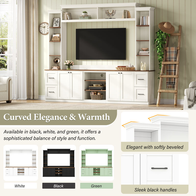 Balfid  Farmhouse Large TV Stand image number 2