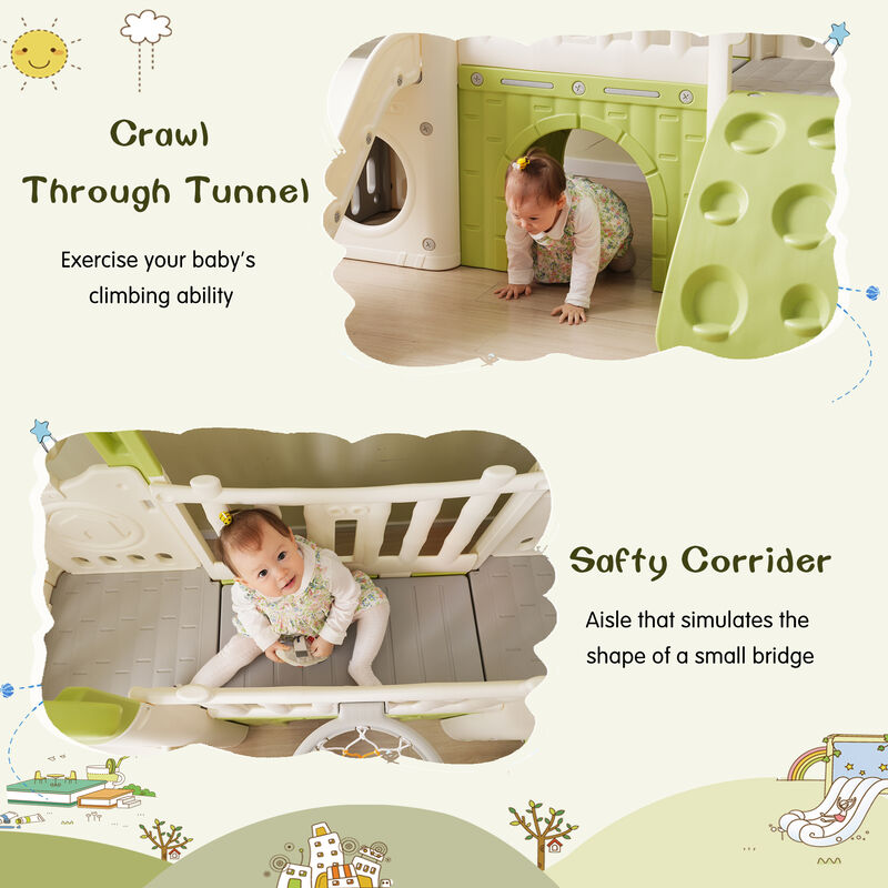 Merax Toddler Climber and Slide Set