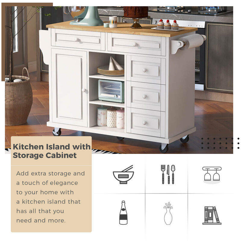 Merax Kitchen Cart image number 6