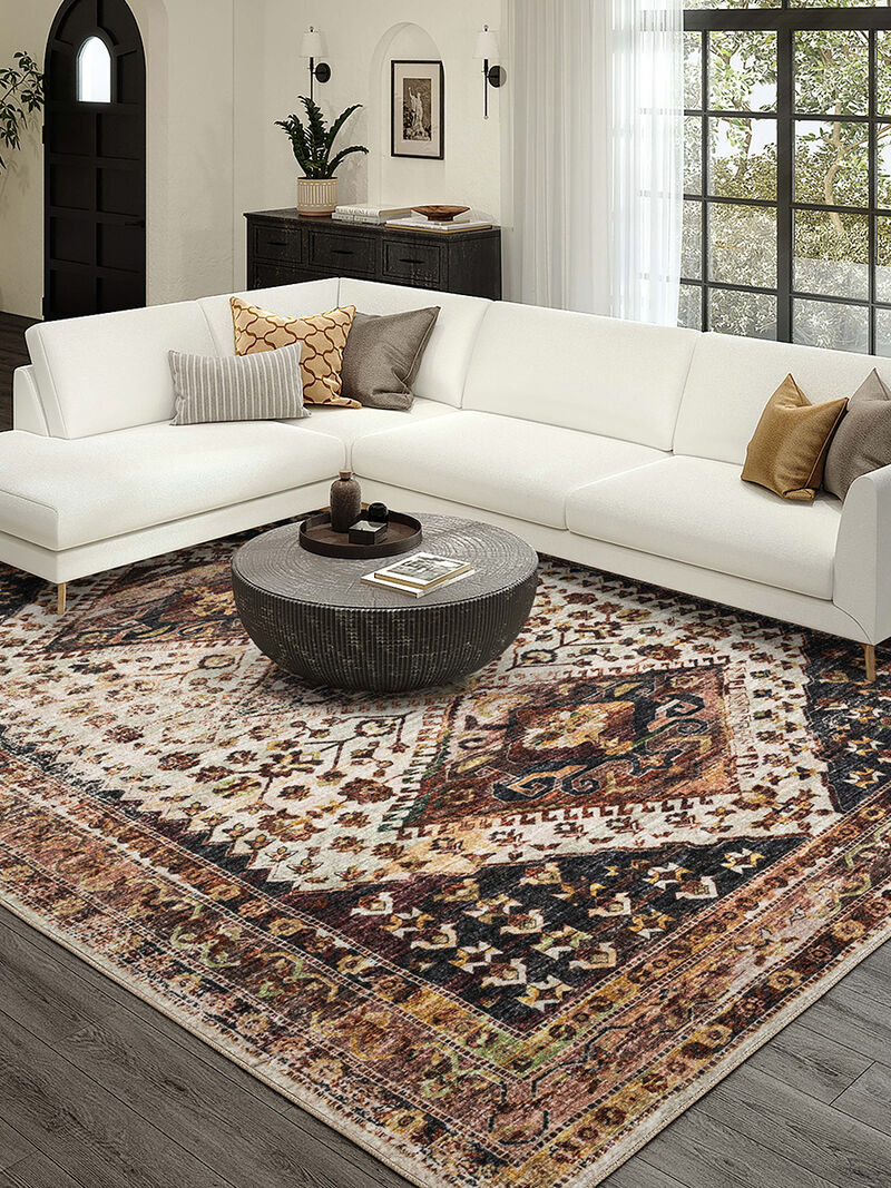 Jericho JC9 Putty 9' x 12' Rug