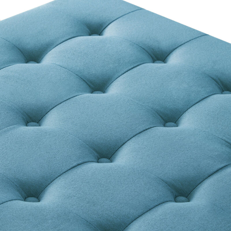 Streamdale Tufted Ottoman with Legs image number 7