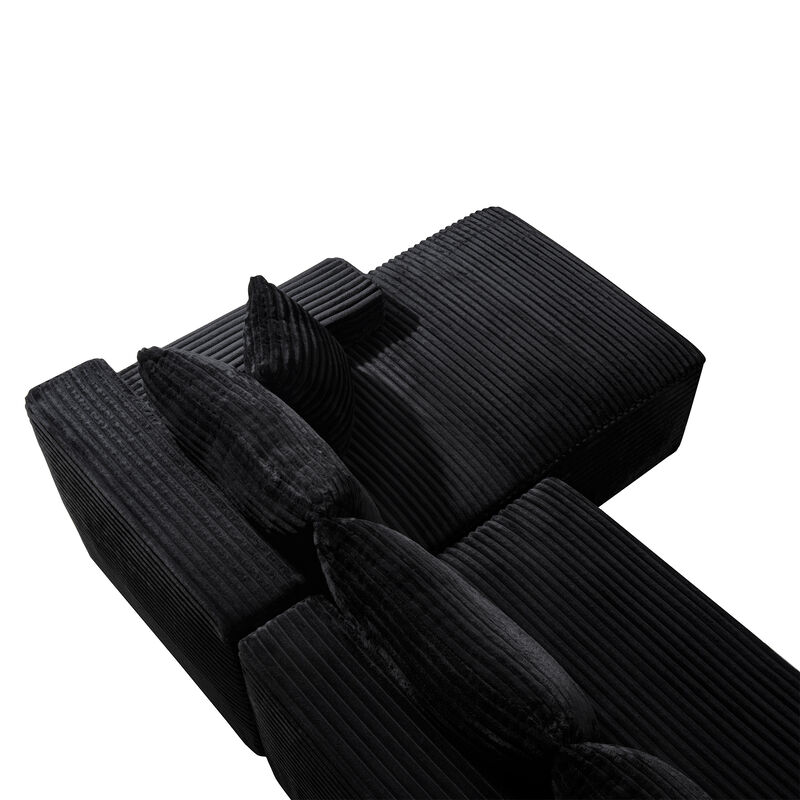Zekrig 106.3" Cloud Modular Sectional image number 7
