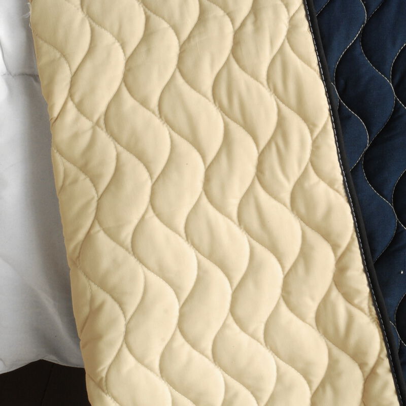 Queen Size Geometric Patchwork Quilt Set Waves Axero Soft Quilted Bedspread image number 3