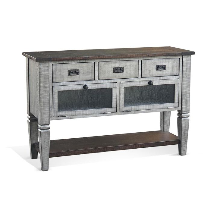 Sunny Designs Homestead Hills Alpine Grey Wood Server