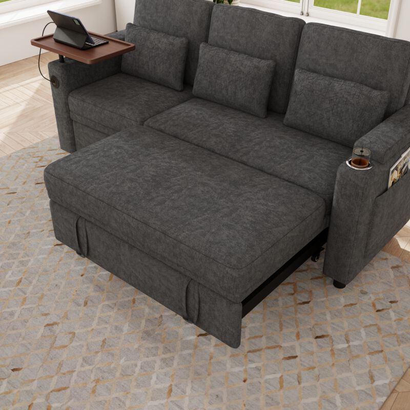 Lilkra 3-in-1 Convertible Sleeper Sofa image number 6