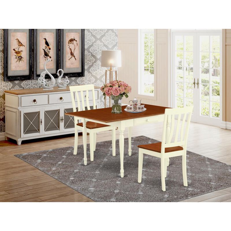 Dining Room Set Buttermilk & Cherry