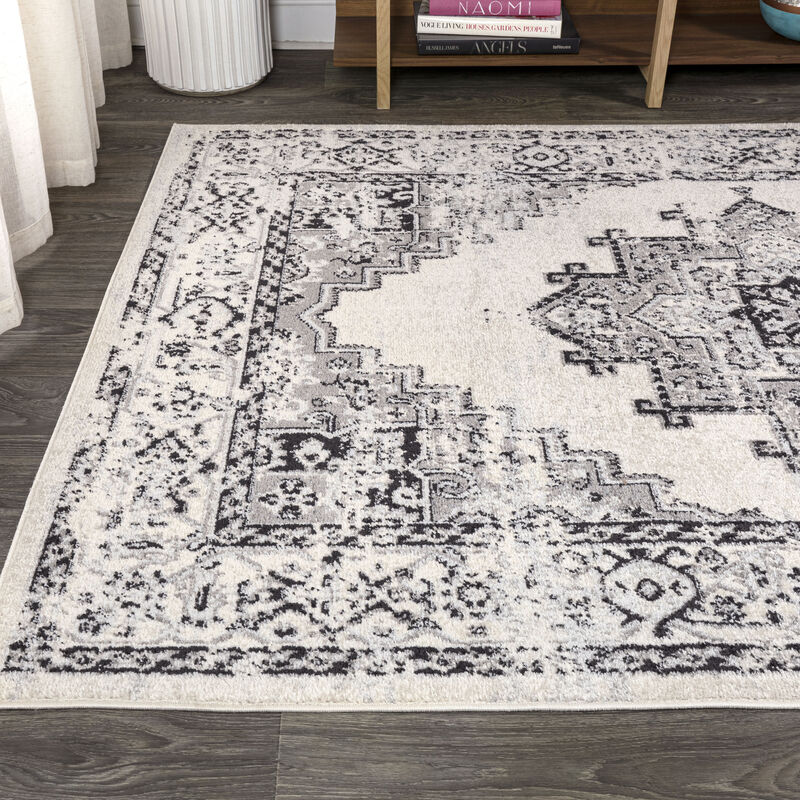 Inigo Cottage Medallion Area Rug
