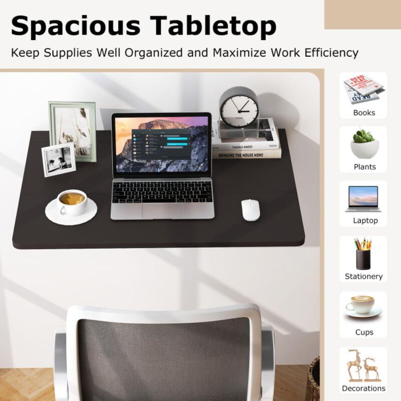 Hivvago Wall Mounted Folding Table for Small Spaces