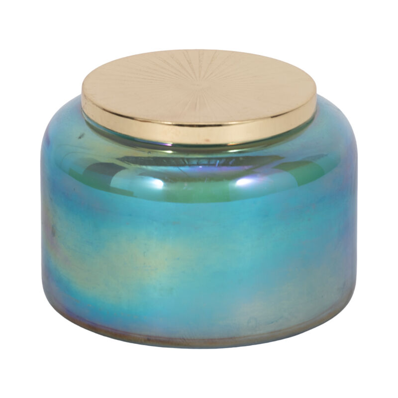 5" Blue Jasmine Luster Candle