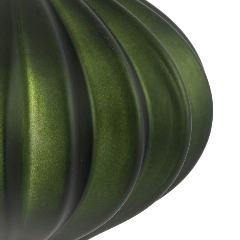 Vickerman 5.7" Moss Green Matte Onion Christmas Ornament, UV Treated, Set of 3 image number 2