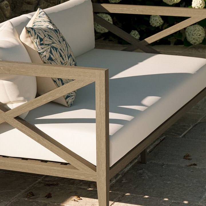 Modway Northlake Outdoor Patio Teak Loveseat