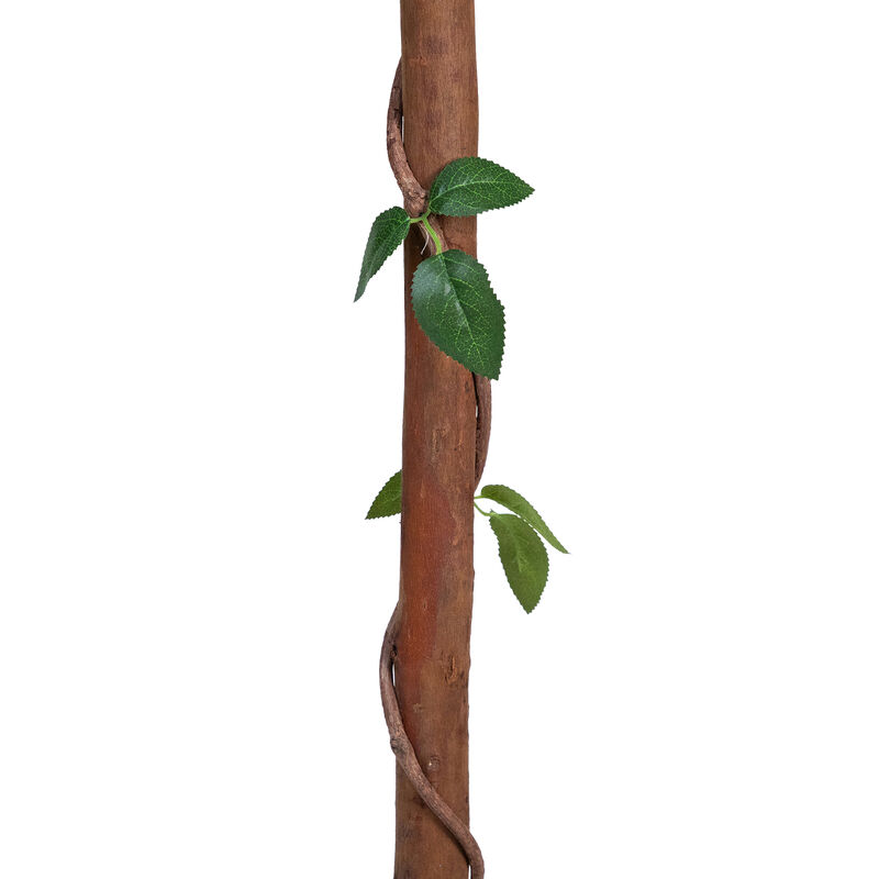 Roses with Greenery Artificial Potted Tree - Red - 47" image number 3