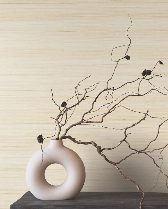 Smooth Abaca Sand Wallpaper