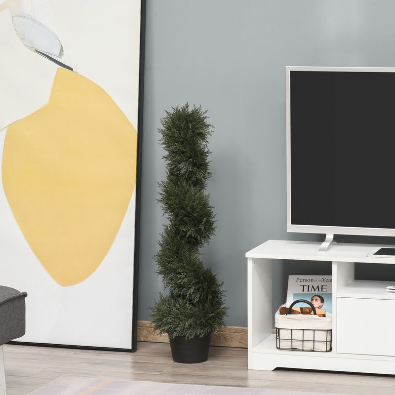 Indoor Fake Cedar Plant feat. High-Quality Detailed Look & Ready-to-Use Packing