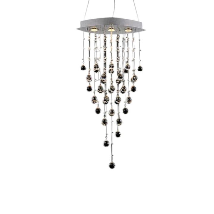 Robin 3 Light Down Chandelier With Chrome Finish