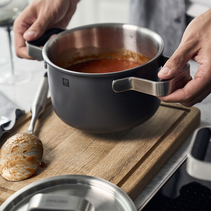 ZWILLING Pure 6-pc Stainless Steel Cookware Set, Grey