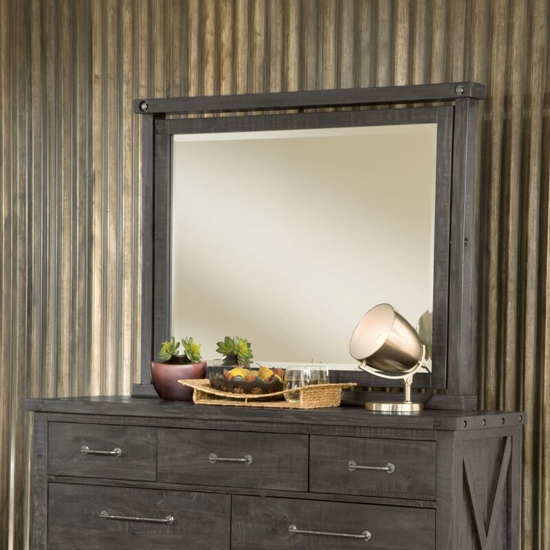 Yosemite Solid Wood Mirror in Cafe image number 1