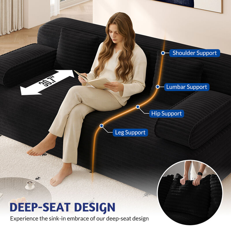Rejarv 2-in-1 Convertible Sofa Bed image number 7