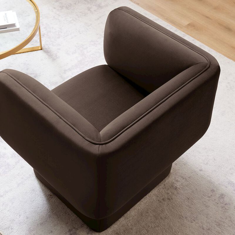 Tate Performance Velvet Accent Chair image number 8