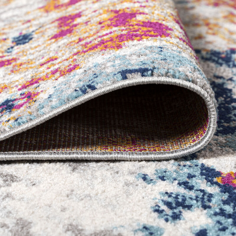 Sunset Modern Abstract Area Rug