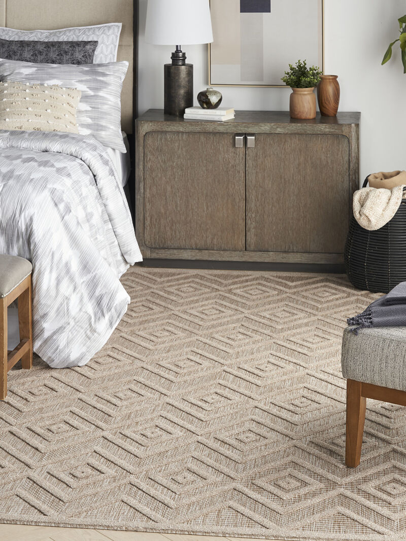 Versatile NRV01 Natural/Beige 9' x 12' Rug
