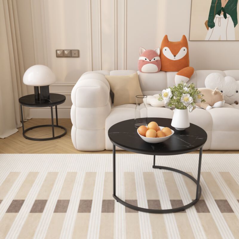 Winpis 2-Piece Nesting Coffee Table Set image number 3