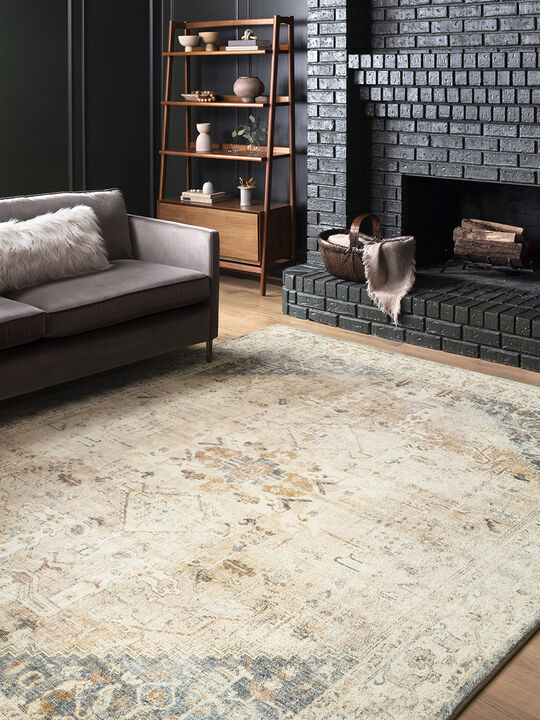 Rosette ROS06 Clay/Ivory 3'3" x 5'3" Rug