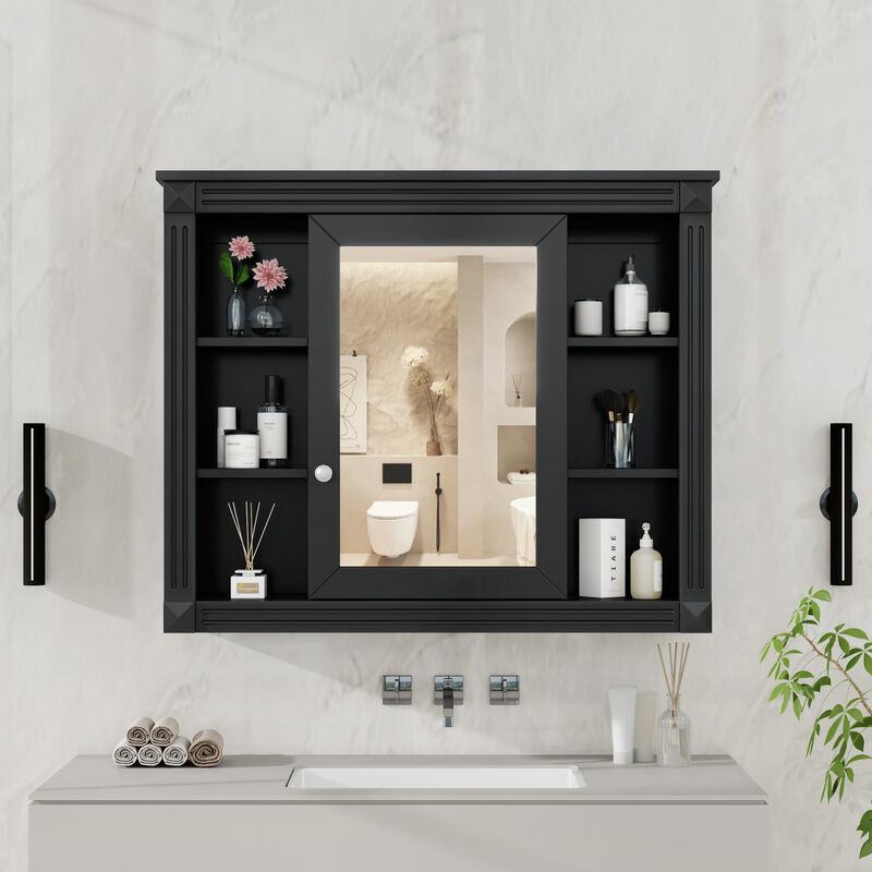 Merax Wall Mounted Bathroom Storage Cabinet