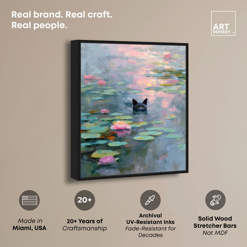 Lily Hunter II Animals Canvas Print by Art Remedy image number 2