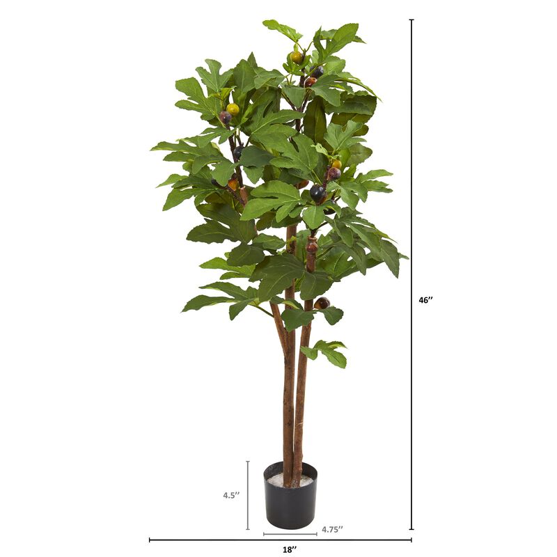 Hivvago 46 Inches Fig Artificial Tree