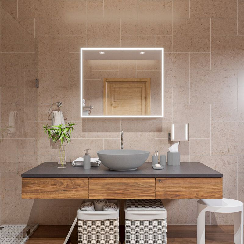 ALFI brand 21 Solid Concrete Tear Drop Above Mount Vessel Sink