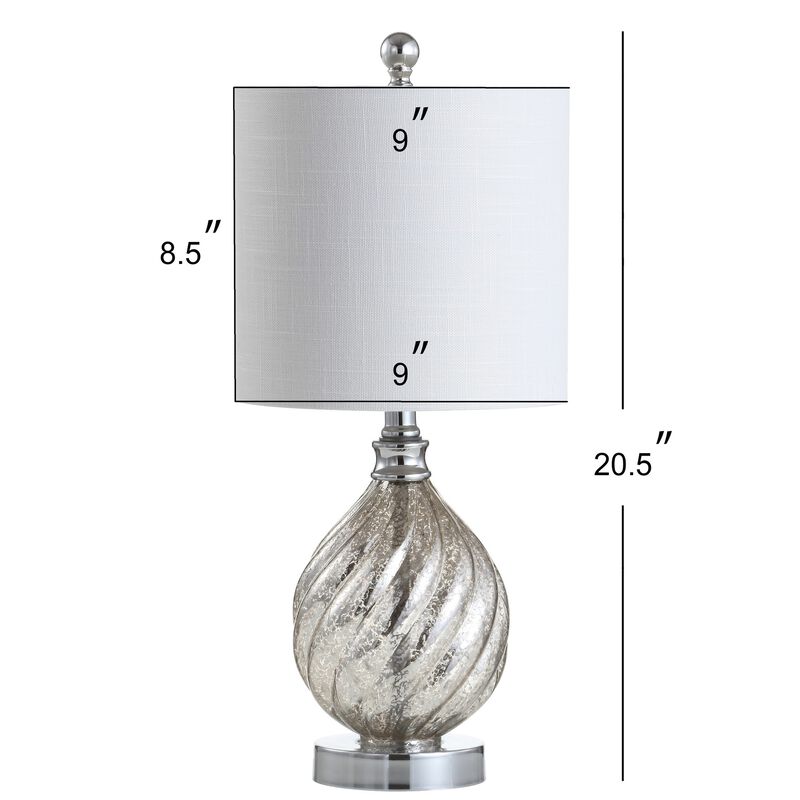 Lawrence Glass/Metal LED Table Lamp