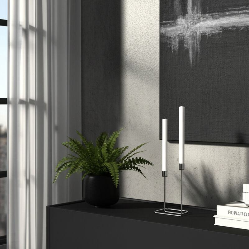 Double Swirl Candle Holder