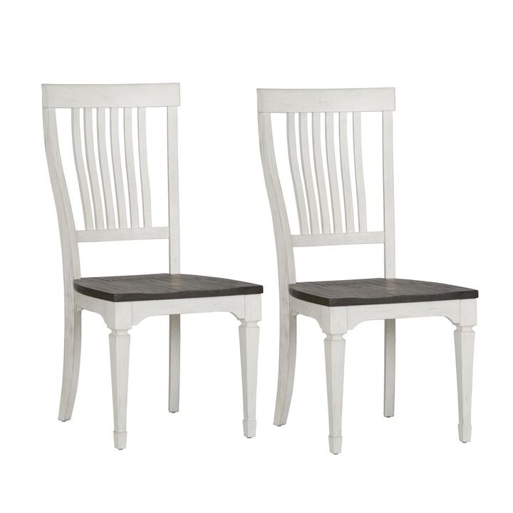 Liberty Furniture Slat Back Side Chair (RTA)-Set of 2