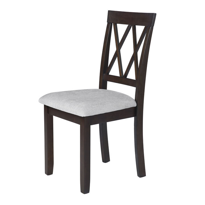 Merax Modern Upholstered Dining Chairs Set of 2