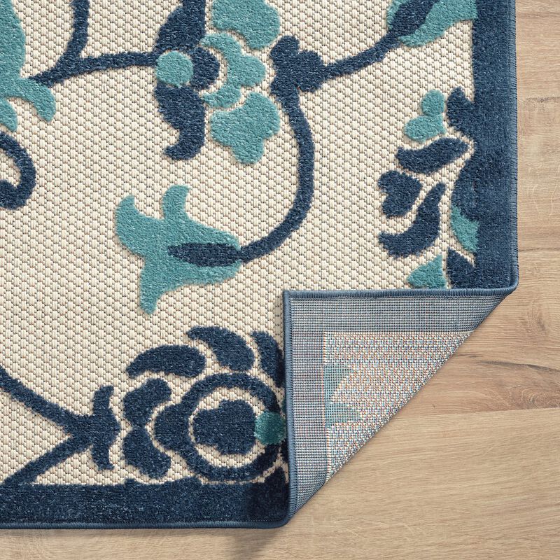 LR Home Copa Cabana Durable Performance Area Rug Outdoor