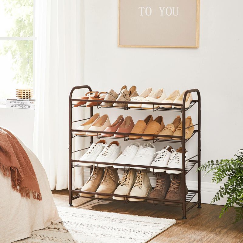 Stackable Shoe Rack - Space-Saving Shoe Organizer for Efficient Storage
