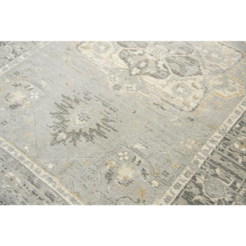 Euphoria Gray 2'6" x 10' Hybrid Rug