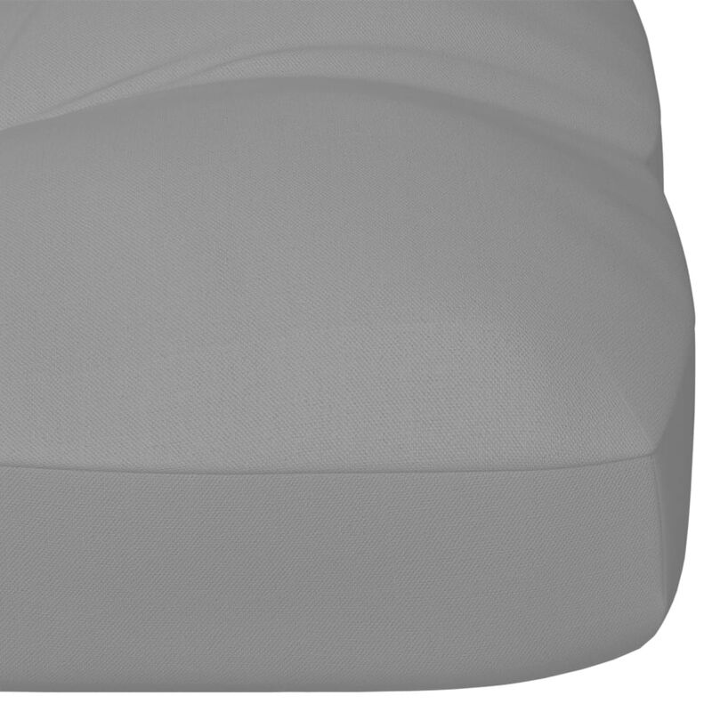 vidaXL Pallet Sofa Cushion Gray 47.2"x15.7"x4.7"